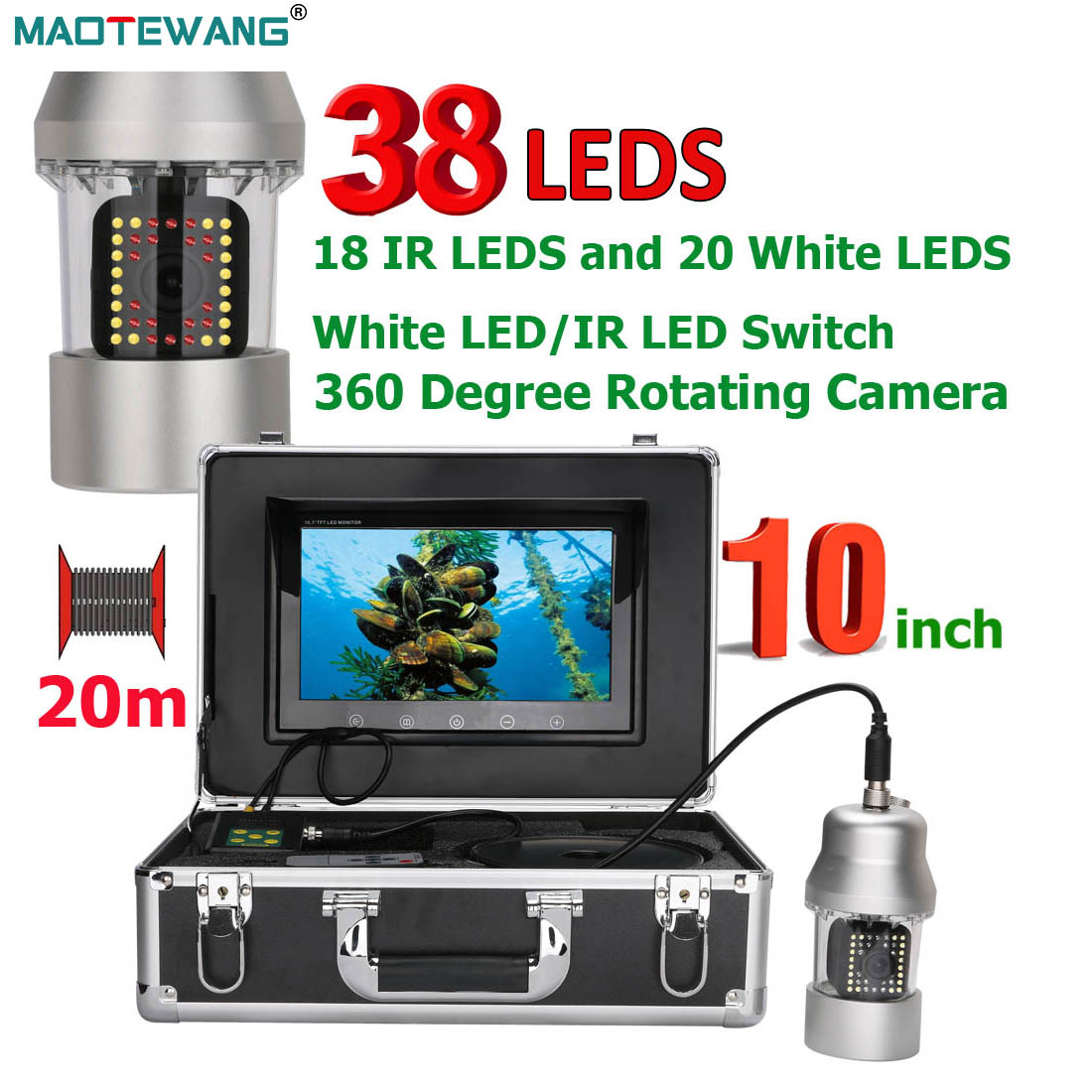 Fishing Depth Finder - MAOTEWANG Câu Cá Dưới Nước Video
