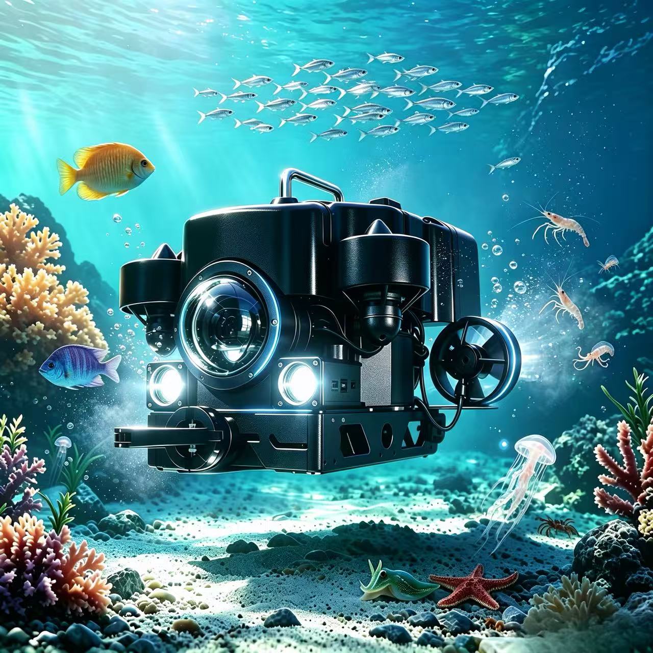 Underwater Camera - FD-Smart5T ROV 100m Underwater 5 Oil-Filled